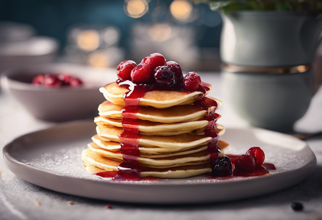 Schwedische Pfannkuchen mit Preiselbeermarmelade, Schwedische Pfannkuchen, Preiselbeermarmelade, nordische Küche, Frühstücksrezept, einfaches Pfannkuchenrezept, hausgemachter Brunch, skandinavisches Essen, schnelle Pfannkuchen, klassisches Rezept, Frühstück für eine Menschenmenge, Pfannkuchenbelag, köstlicher Brunch, traditionelles schwedisches Gericht.