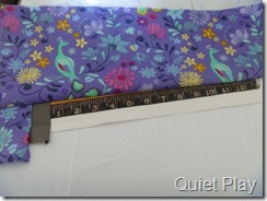 16 First fabric piece