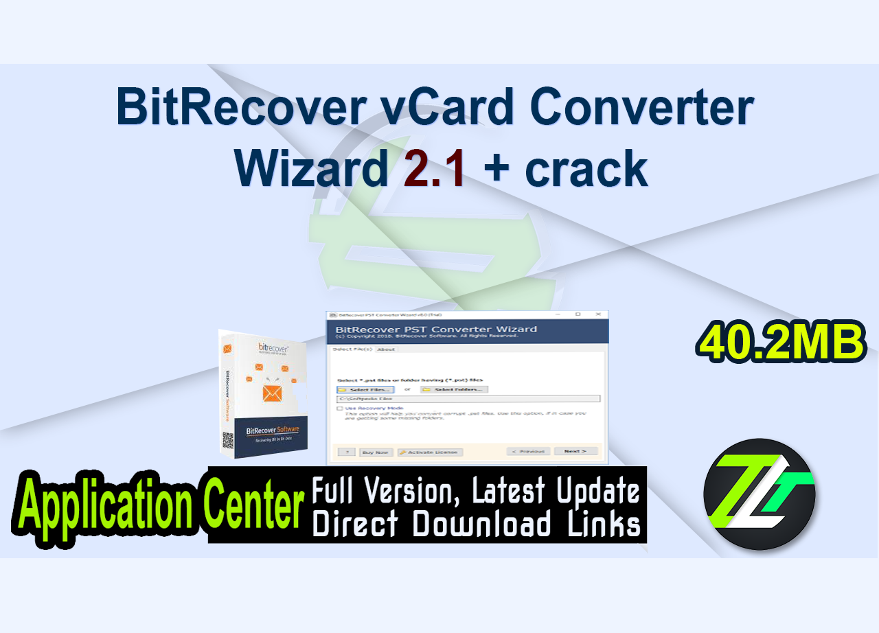 BitRecover vCard Converter Wizard 2.1 + crack