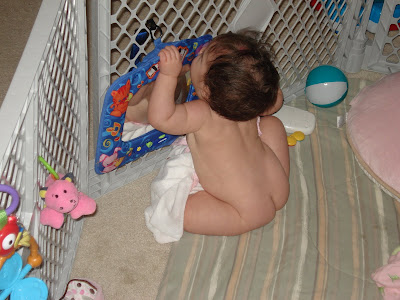 Precoscious Little Girls Bettye Katheryne after bath time