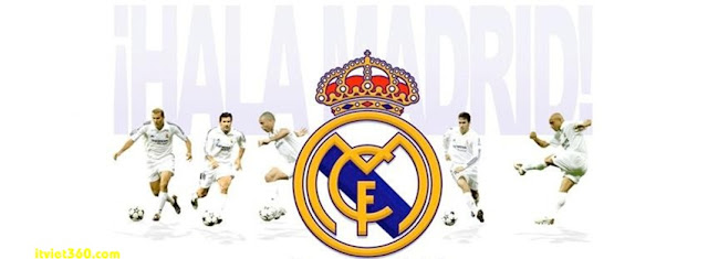 Ảnh bìa Facebook bóng đá - Cover FB Football timeline, Real Madrid