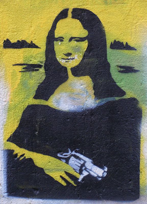 monalisa graffiti