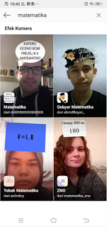 Filter matematika instagram |  Cara dapatkan filter Tebak matematika instagram