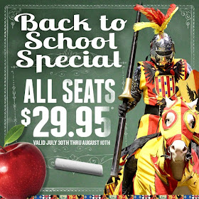 Medieval Times Back-to-School Special