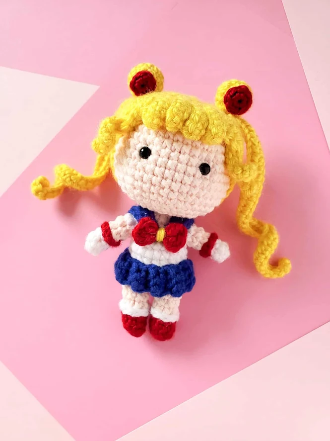 Sailor Moon Amigurumi Crochet Anime Doll Pattern FREE