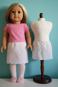petticoat for 18-inch doll by nest full of eggs