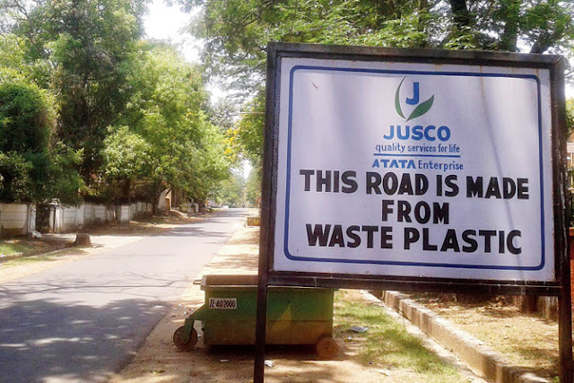 plastics roads in Jamshedpur