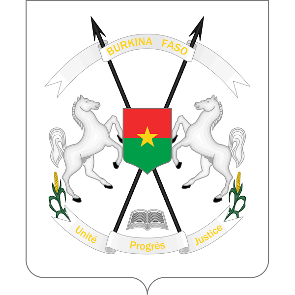 Logo Gambar Lambang Simbol Negara Burkina Faso PNG JPG ukuran 600 px