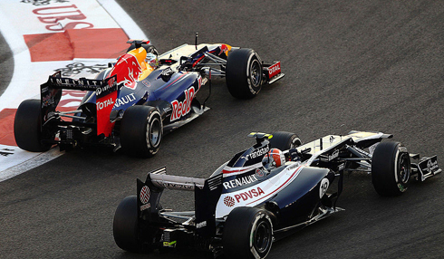 Sebastian Vettel in Abu Dhabi