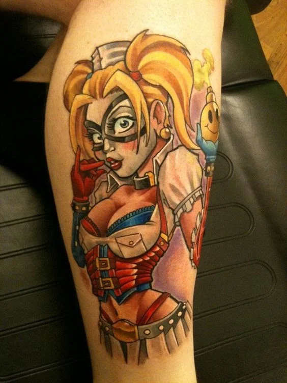 vemos tatuajes de harley quinn