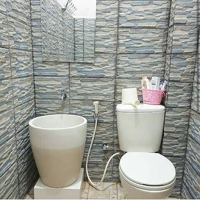 desain kamar mandi natural