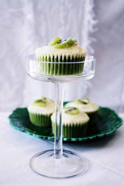 Kiwi Fruit Cupcakes