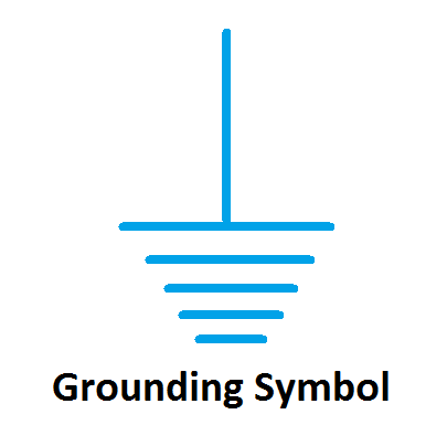 symbol of electrical grounding