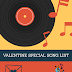 VALENTINE SPECIAL SONG LIST