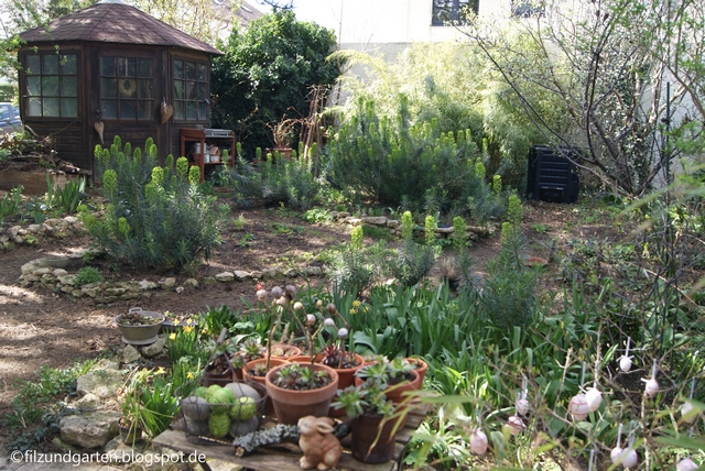 Garten am 3. April 2021