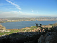 Vista do Lake Elsinore from Ortega Hwy - California 2008