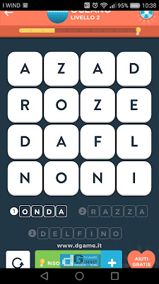 WordBrain 2 soluzioni: Categoria Oceano (4X4) Livello 2