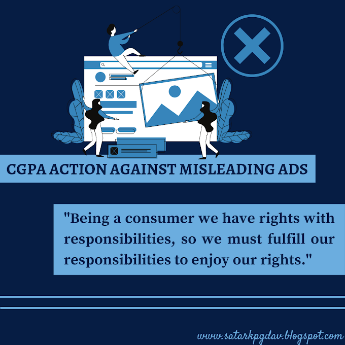 CGPA ACTION AGAINST MISLEADING ADS