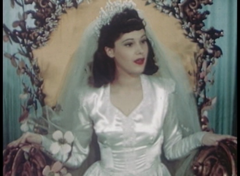 Vintage 1940's Wedding fashion. Lingerie fit for a bride