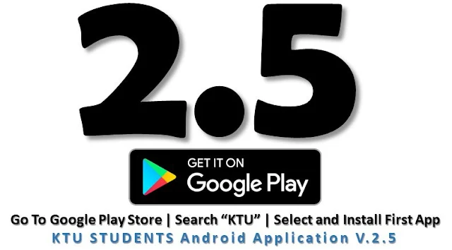 ktu app new version 2.5 ktustudents app