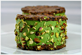 Picture of chocolate pistachio ice cream