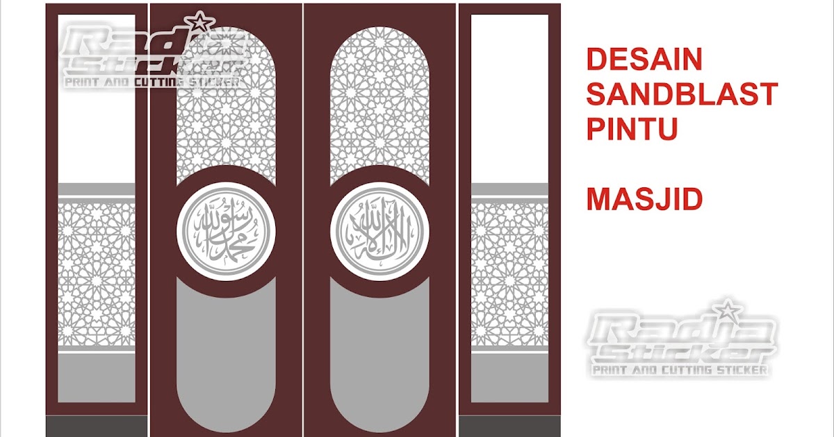 Desain Pintu Dan Jendela Masjid Rumah Joglo Limasan Work