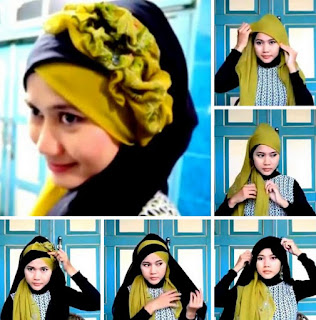 10 Tutorial Hijab Untuk Pesta Simpel  2016