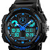 Smael Analogue Digtal Dual Quartz Movement Military Design Water Resistant Sports Men's Watch