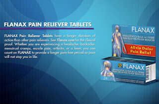 Flanax Pain Reliever Tablets   #flanaxusa