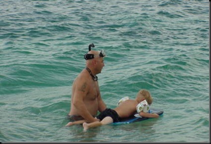 Jacob snorkeling
