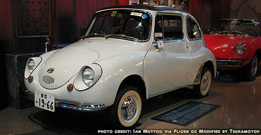 1966 Subaru 360 Model K111, History Garage, Tokyo