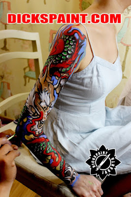 Body Painting Dragon jakarta