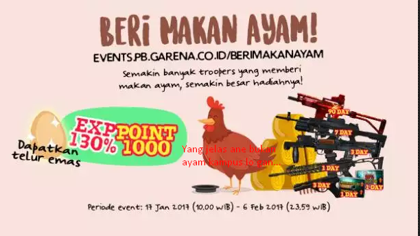 Ini Dia Panduan Lengkap Event 'Beri Makan Ayam' PB Garena ...