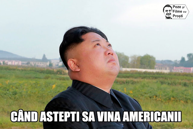 Kim Jong Un asteptandu-i pe americani