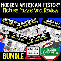 US History Vocabulary Activities, US History Curriculum, American History Curriculum, US History Activities,