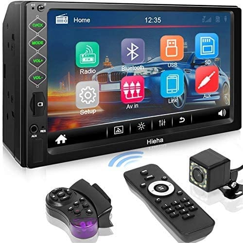 Hieha Double Din Car Stereo with Bluetooth