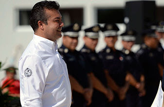Cumple Mauricio Góngora con profesionalizar a la policía municipal