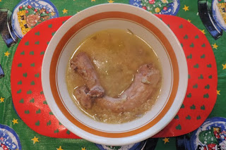 Oma’s Christmas Breakfast – Turkey Neck Soup