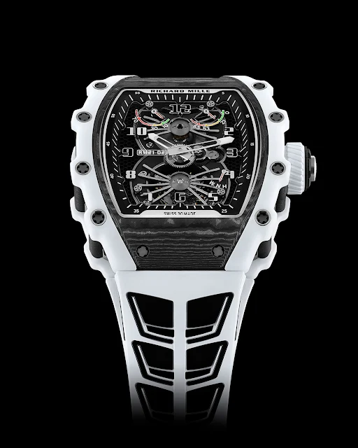 Richard Mille RM 21-02 Tourbillon Aerodyne in White Quartz TPT and Carbon TPT