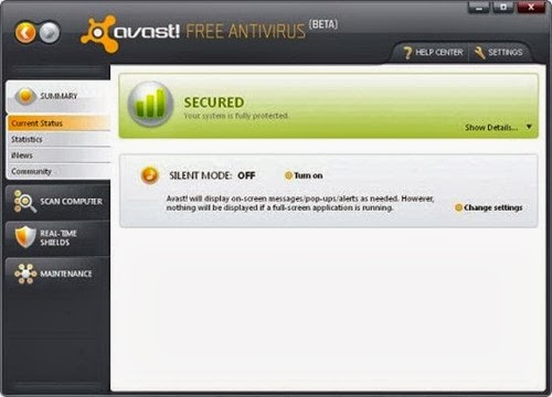 Avast 2014 antivirus for windows