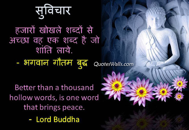 Gautam Buddha Suvichar in Hindi & English