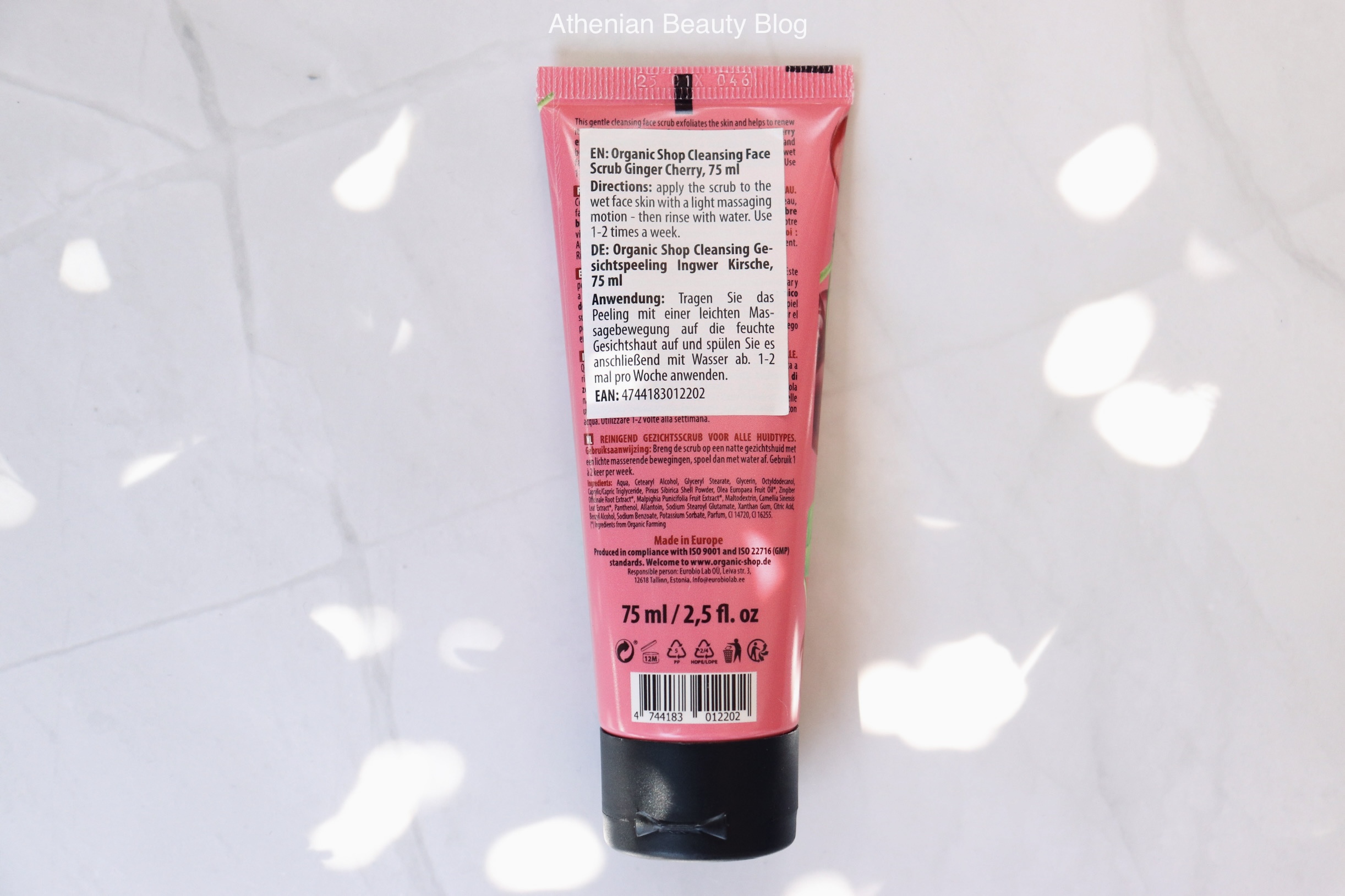 Organic Shop Scrub Cherry Review