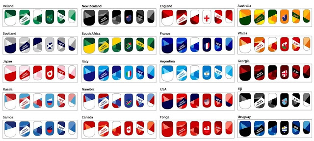 Canon Releases Nail Sticker Designs for All Twenty Teams Competing In Rugby World Cup 2019™