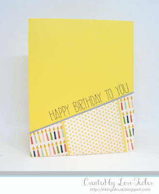 Happy Birthday to You card-designed by Lori Tecler/Inking Aloud-stamps from Avery Elle