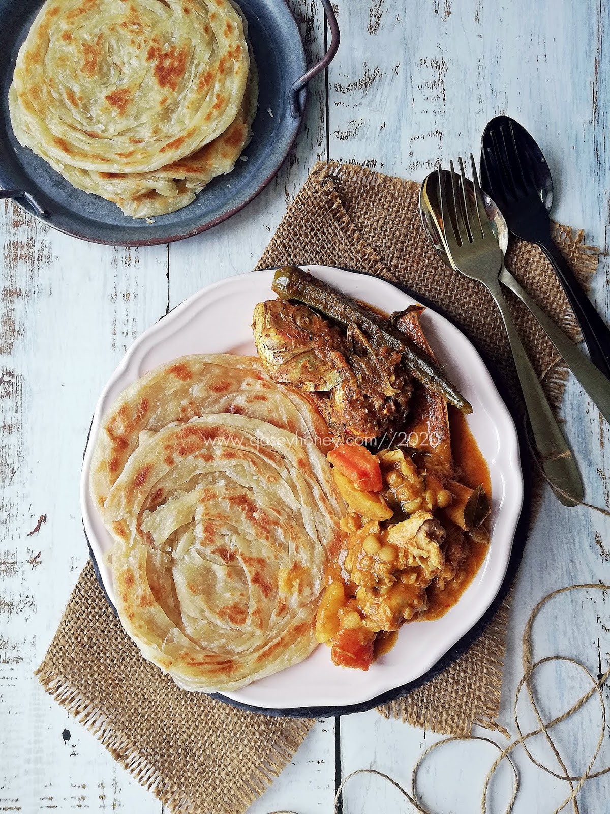 ROTI CANAI HOMEMADE TANPA TELURRESEPI VIRAL!! JOM 