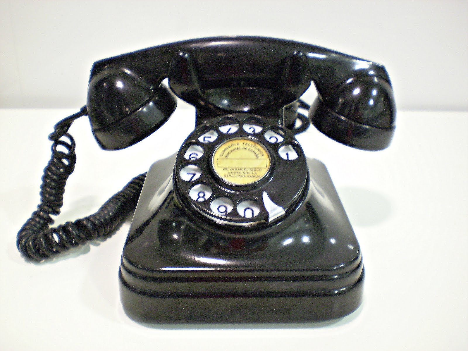 Teléfono antiguo elementos de operador de teléfonos antiguos