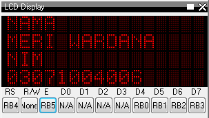 LCD TULISAN BERJALAN DENGAN MIKROC COMPILER PADA PIC16F877A