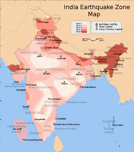 Earthquake Hazard Zoning in India