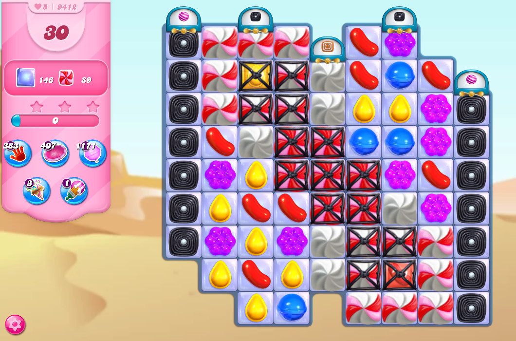 Candy Crush Saga level 9412