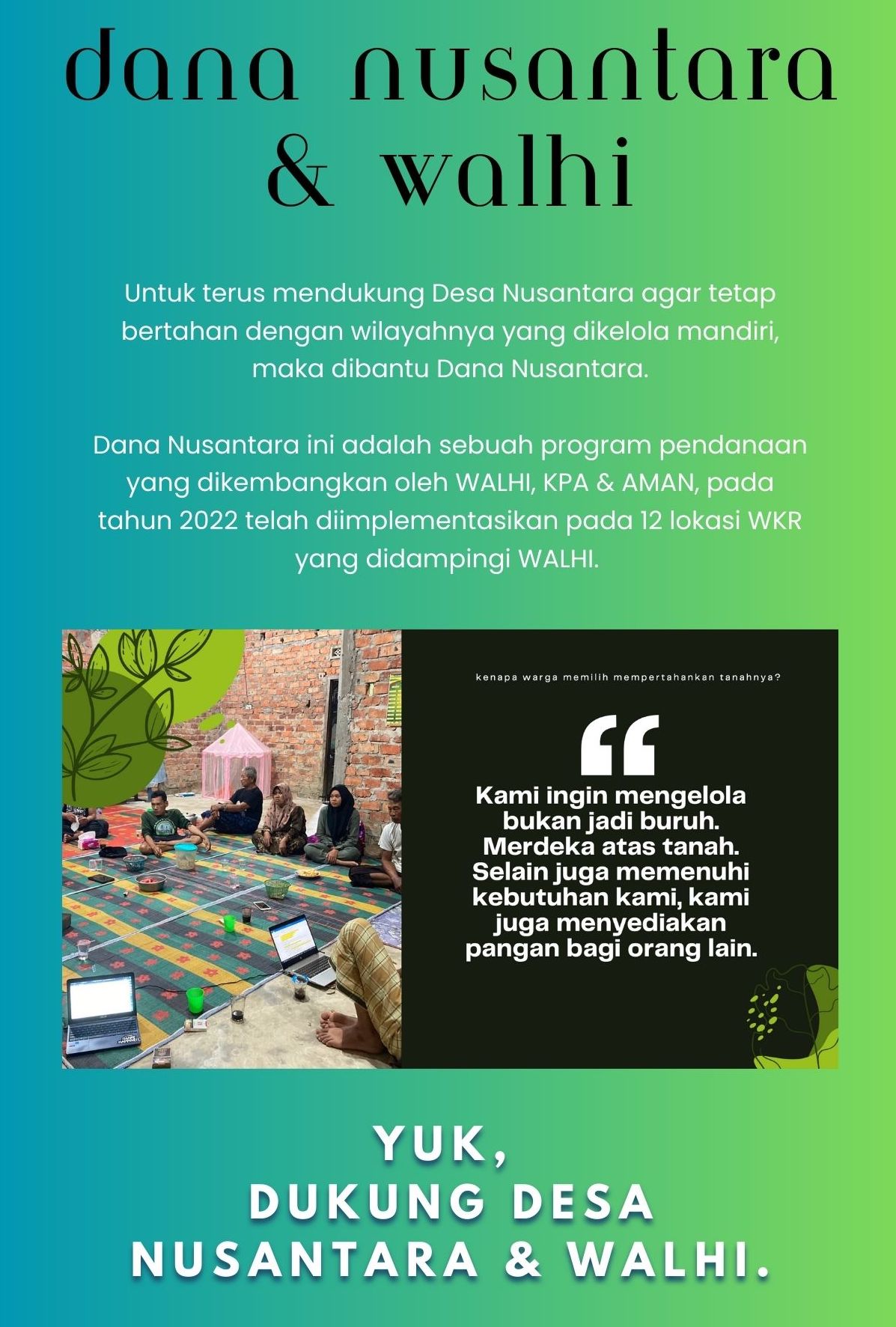 Dana Nusantara dari mana dan untuk apa